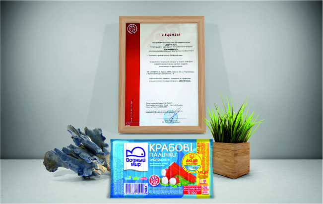 Крабовые палочки ТМ "Водный мир" получили "Добрий знак"